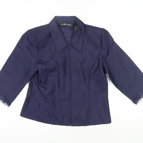 Sag Harbor Women's Blue Blazer Size 8 Petites