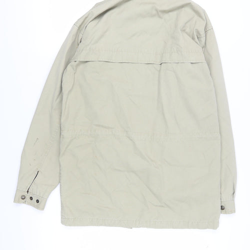 Falls Creek Beige Men's Small Stand-Up Collar Jacket