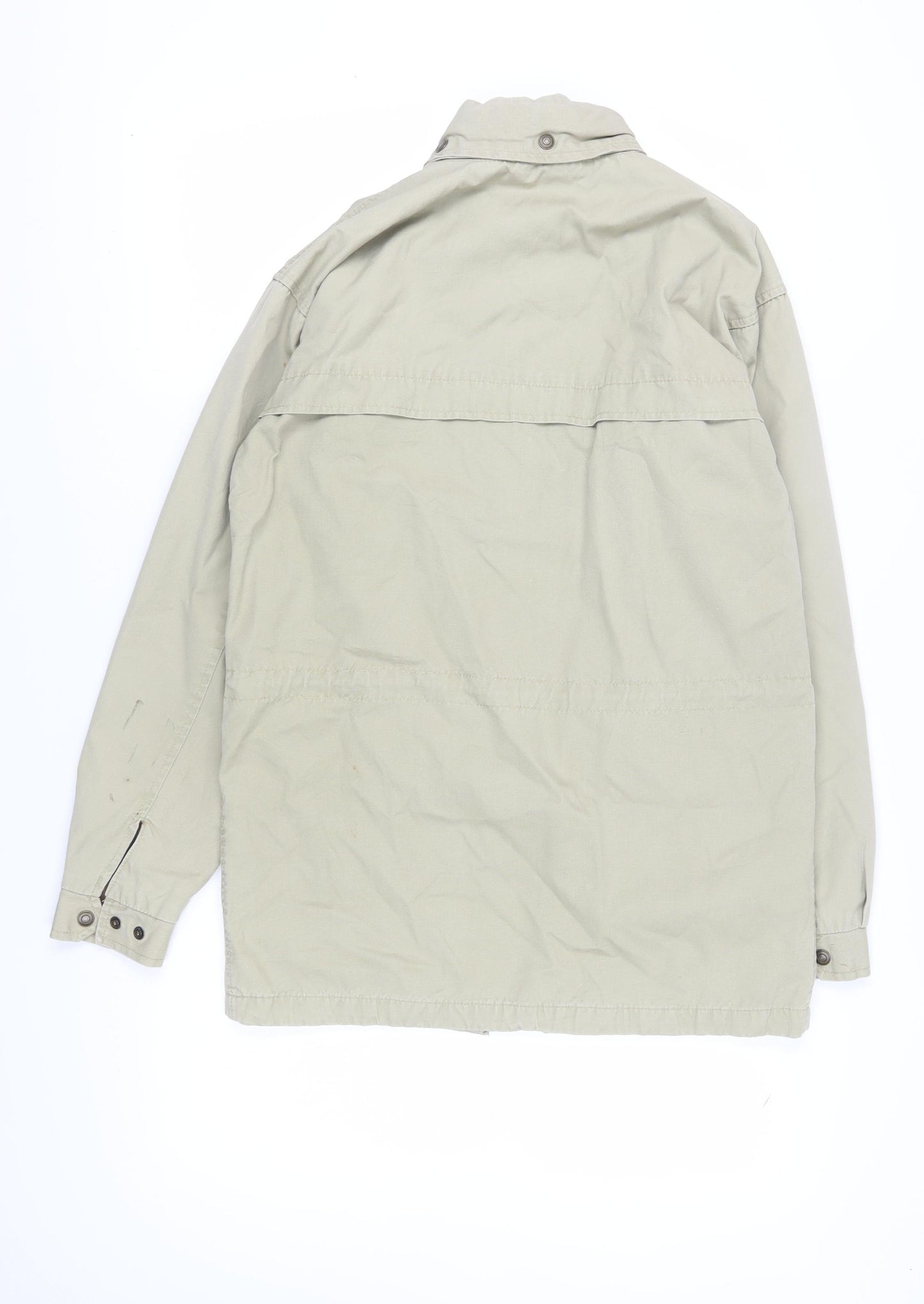 Falls Creek Beige Men's Small Stand-Up Collar Jacket