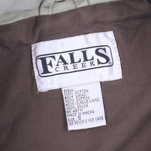 Falls Creek Beige Men's Small Stand-Up Collar Jacket