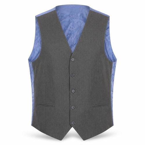 J.Ferrar Men's Grey Suit Waistcoat M Classic Fit