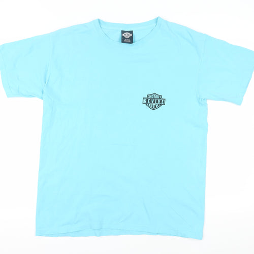 Motor Revive City Men's Blue L T-Shirt