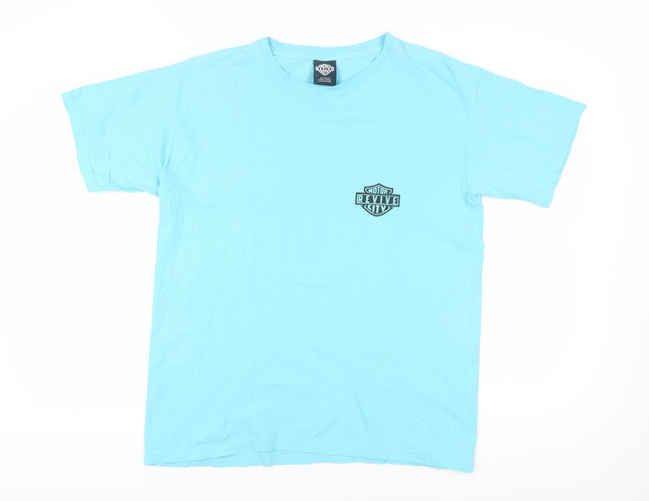 Motor Revive City Men's Blue L T-Shirt