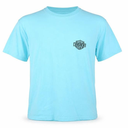 Motor Revive City Men's Blue L T-Shirt