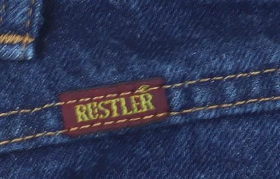 Restler Men's Blue Straight Jeans, Size 35