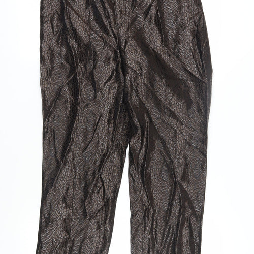 Linda Allard Ellen Tracy Women's Brown Cropped Trousers