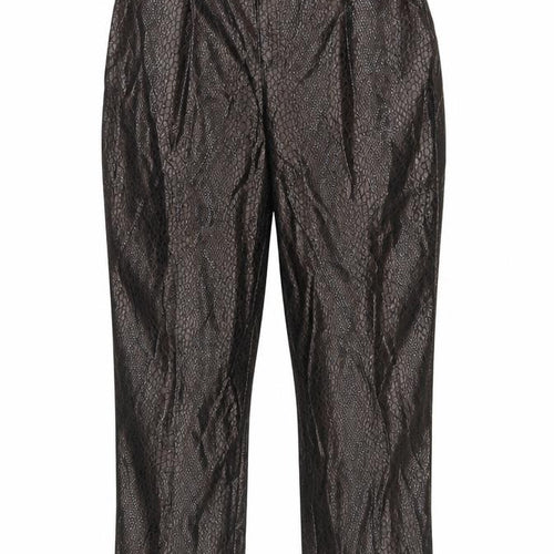 Linda Allard Ellen Tracy Women's Brown Cropped Trousers