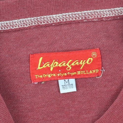 Lapasayo Red Cartoon Pullover Sweatshirt M Unisex Adults
