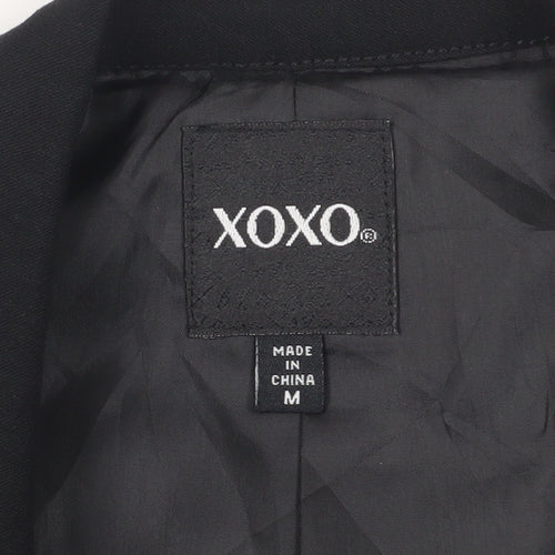 XOXO Women's Black Blazer, Size M, Business Casual