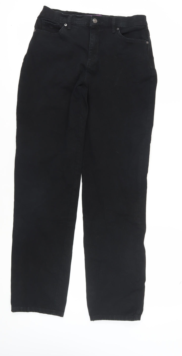 Gloria Vanderbilt Women's Black Straight Jeans Size 6