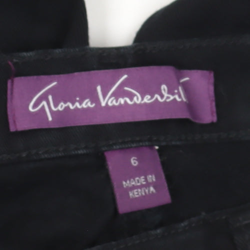 Gloria Vanderbilt Women's Black Straight Jeans Size 6