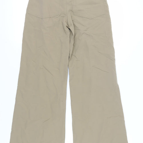 Red Rock Womens Beige Wide-Leg Trousers XS