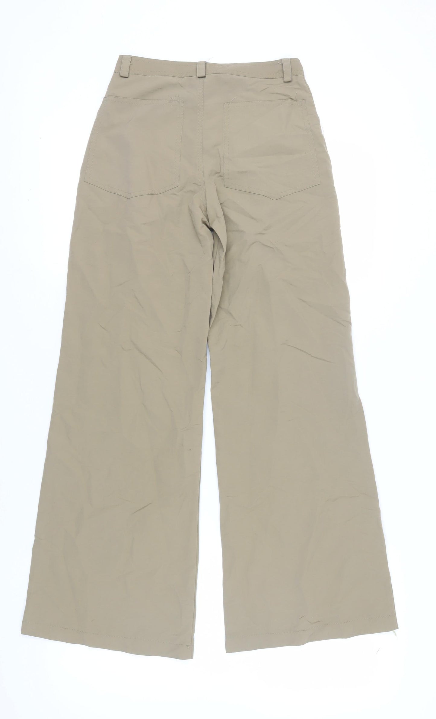Red Rock Womens Beige Wide-Leg Trousers XS