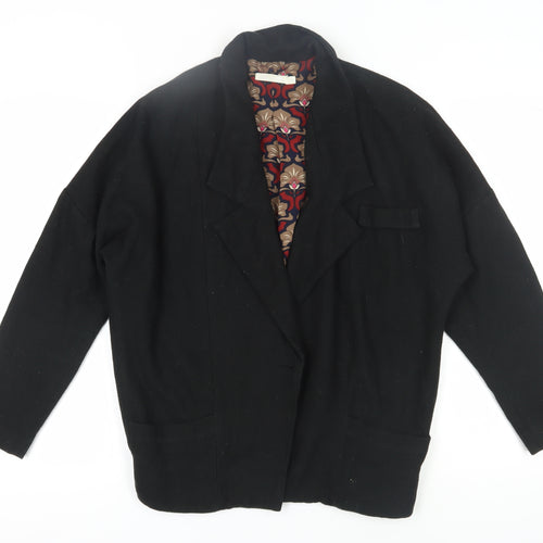 See U Soon Women's Black Wool Blazer XS Business Workwear