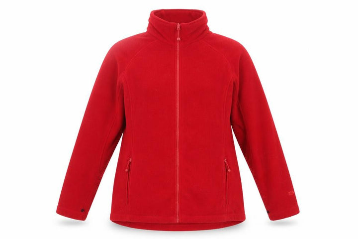 Regatta Women's Red Fleece Jacket UK 16 Casual Outdoor