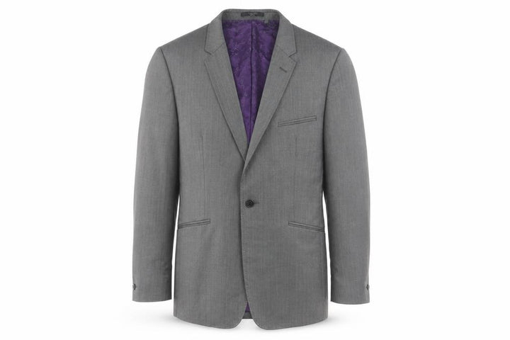 Ted Baker Men's Grey Blazer, Size 40R, Wool-Silk