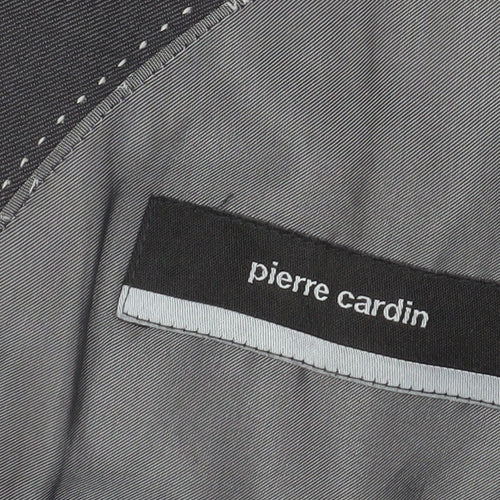 Pierre Cardin Men's Black Wool Suit Jacket Size 46R