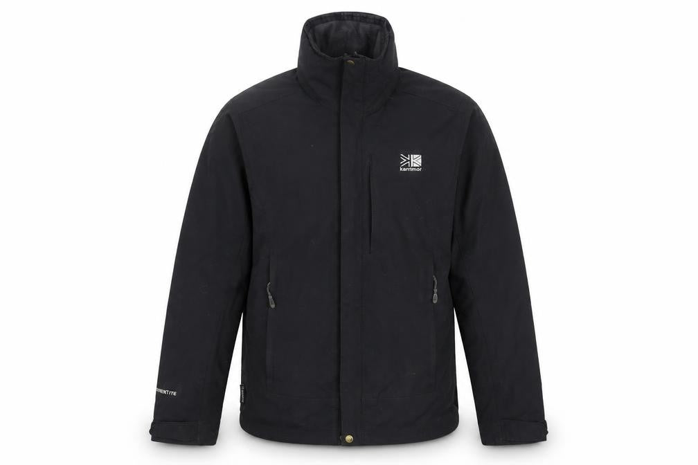 Front view of Karrimor Men's Black XS Windbreaker Jacket