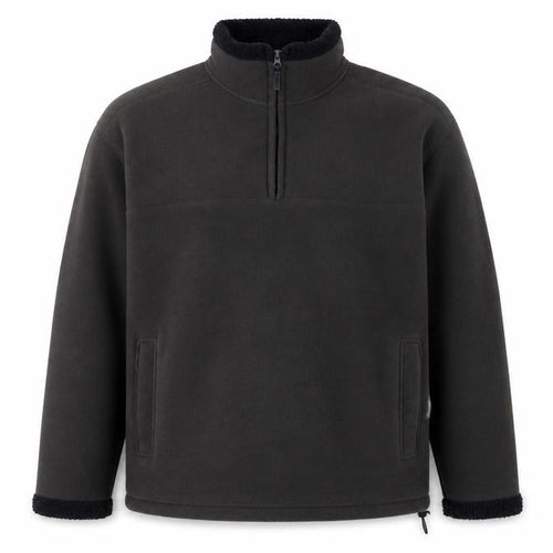 Trader Jeans Company Black Men's 1/4 Zip Sweatshirt L