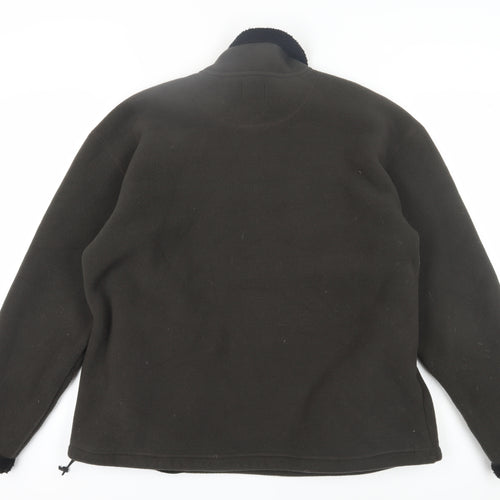 Trader Jeans Company Black Men's 1/4 Zip Sweatshirt L
