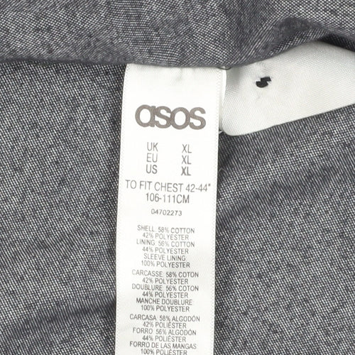 ASOS Men's Green XL Mid-Length Cotton Jacket