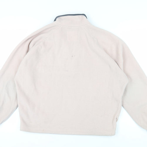 Hollister Women's Beige Pullover Sweatshirt S
