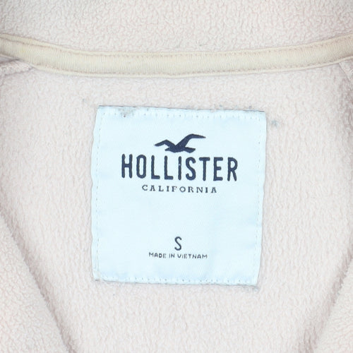 Hollister Women's Beige Pullover Sweatshirt S