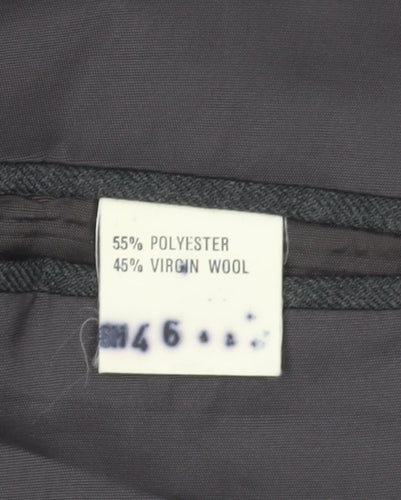 Executex Men's Grey Blazer Size 46S Formal