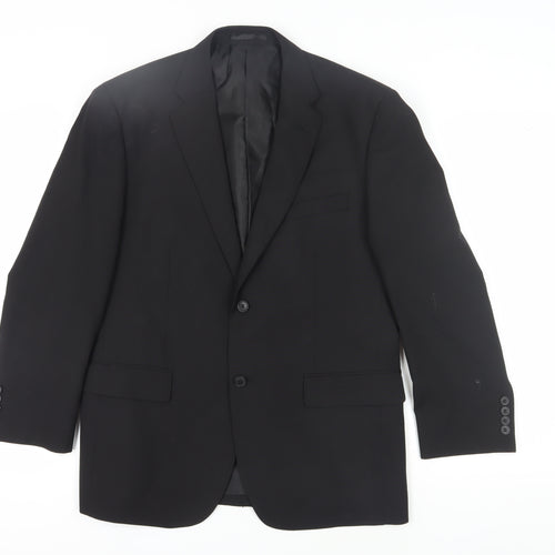 John Lewis Men's Black Blazer, Regular Fit 40S