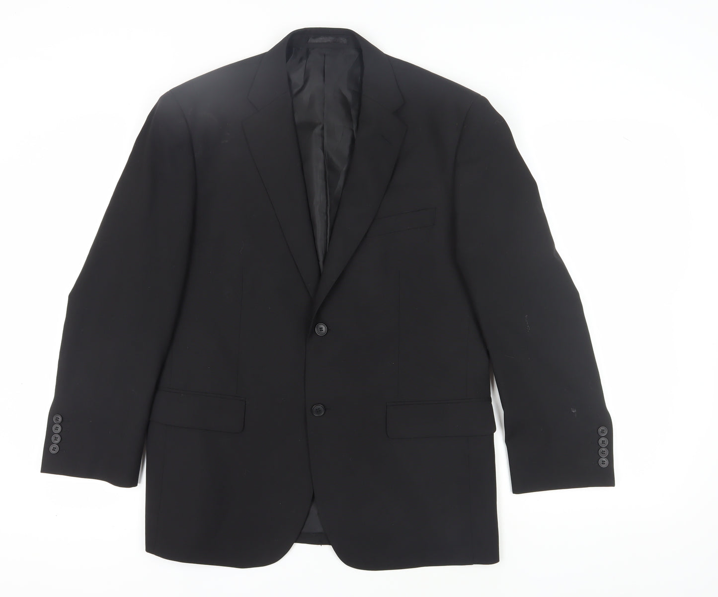 John Lewis Men's Black Blazer, Regular Fit 40S