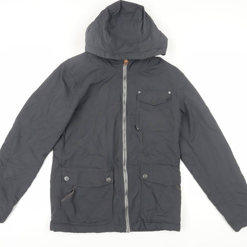 Bench Men's Grey parka Jacket Size S