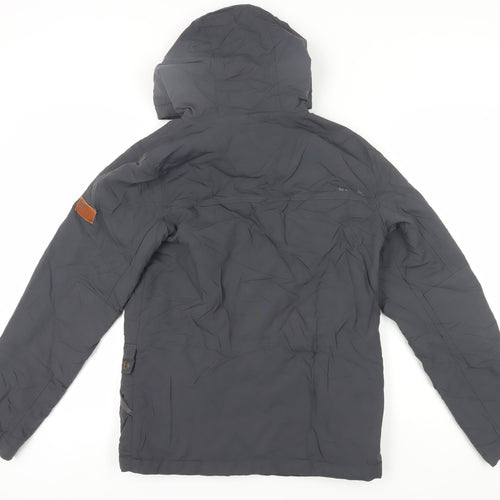 Bench Men's Grey parka Jacket Size S