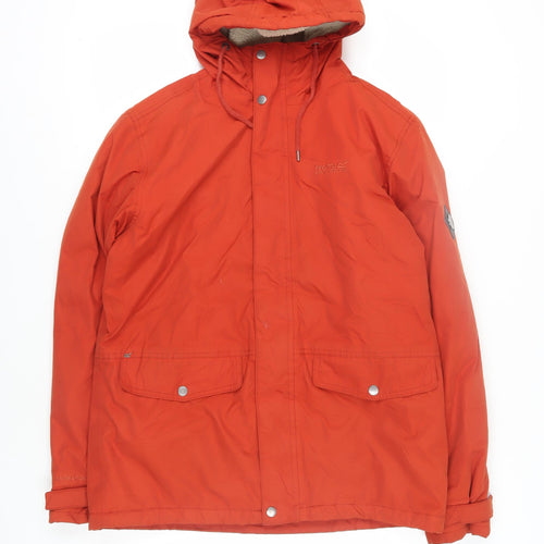 Regatta Men’s Orange Parka Jacket M Hooded Winter