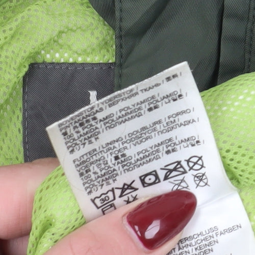 Jack Wolfskin Men's Green XL Hooded Windbreaker Jacket