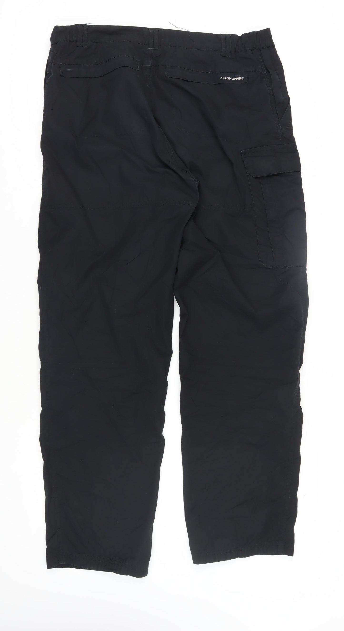 Craghoppers Men's Black Cargo Trousers Size L