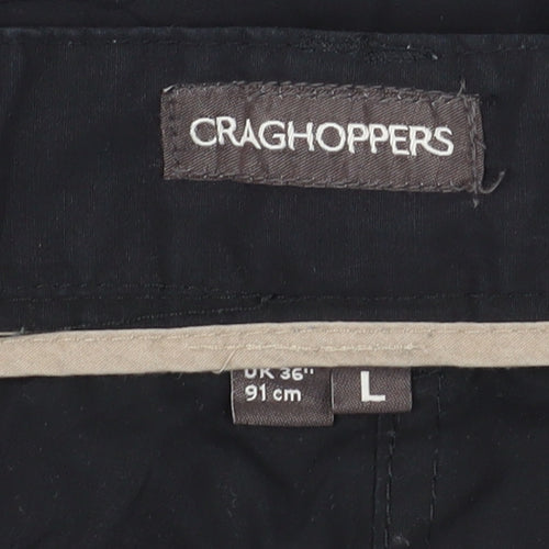 Craghoppers Men's Black Cargo Trousers Size L