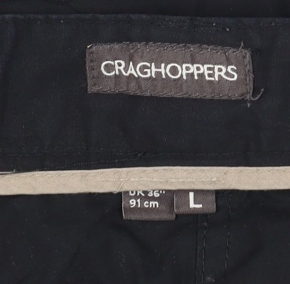 Craghoppers Men's Black Cargo Trousers Size L