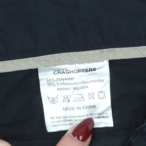 Craghoppers Men's Black Cargo Trousers Size L