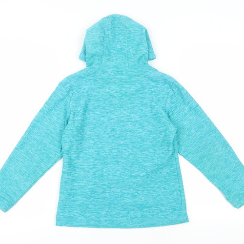 Regatta Girls Blue Pullover Hoodie - Size 10 Years