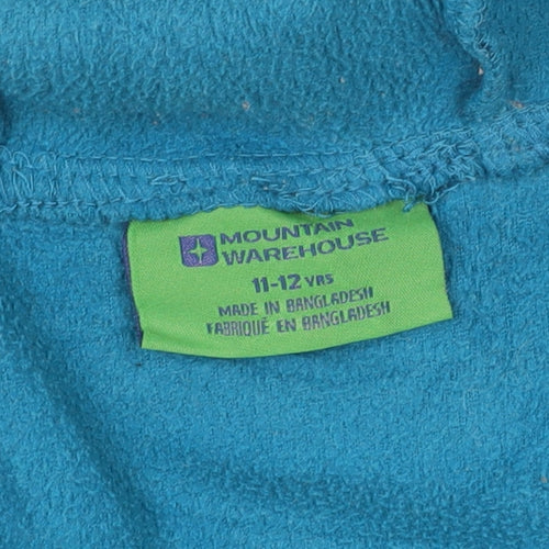 Mountain Warehouse Girls Blue Pullover Hoodie 11-12 Years