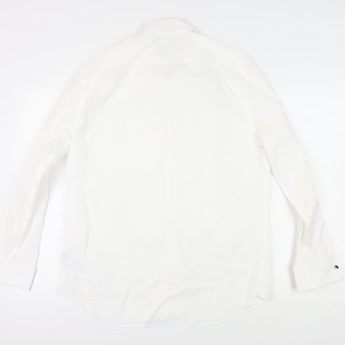 Marks and Spencer Men's White Regular Fit Dress Shirt
