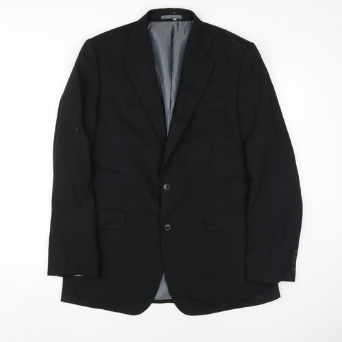 Marks and Spencer Men's Black Blazer Size 40L