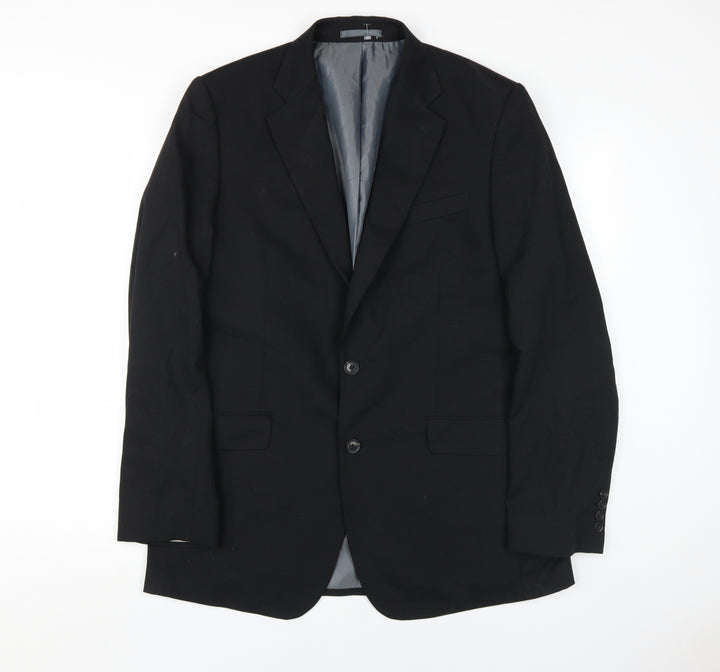 Marks and Spencer Men's Black Blazer Size 40L
