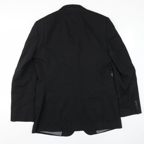 Marks and Spencer Men's Black Blazer Size 40L