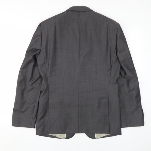 Next Men's Grey Blazer Single-Breasted 38S