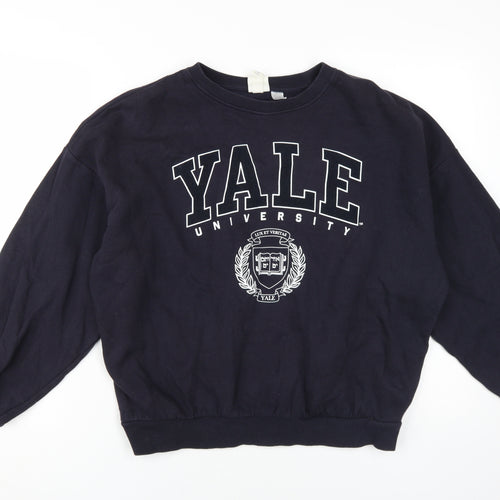 H&M Women's Black XS Pullover Yale Sweatshirt