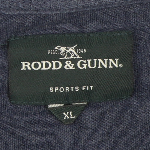 Rodd & Gunn Men's Navy XL Cotton Polo Shirt
