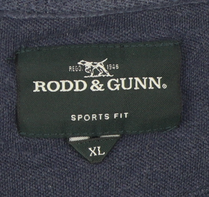 Rodd & Gunn Men's Navy XL Cotton Polo Shirt
