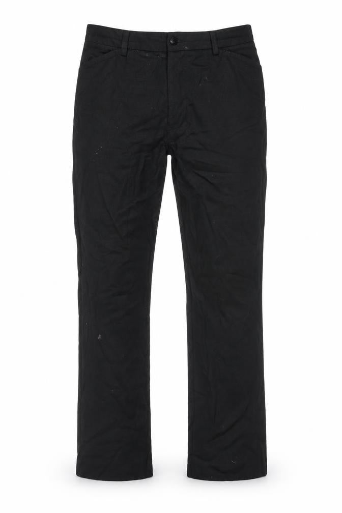 Front view of Tom Wolfe Men's Black Chino Trousers -, size L