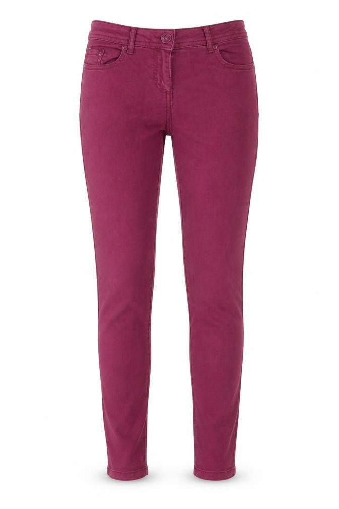 Front view of Urban Bliss Women's Red Skinny Jeans, size 8